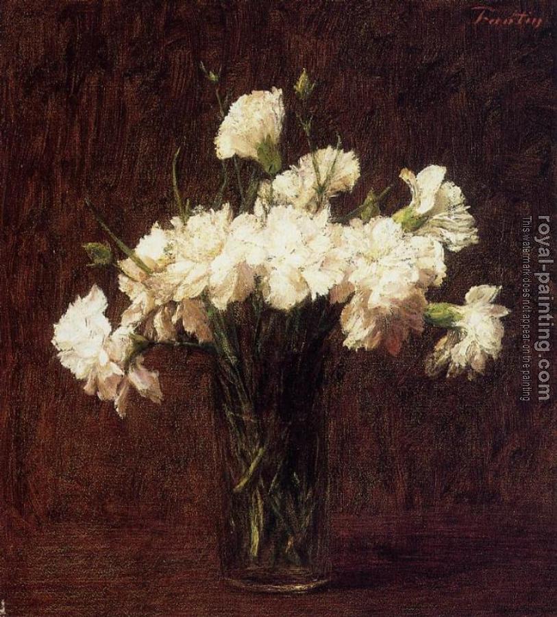 Henri Fantin-Latour : White Carnations